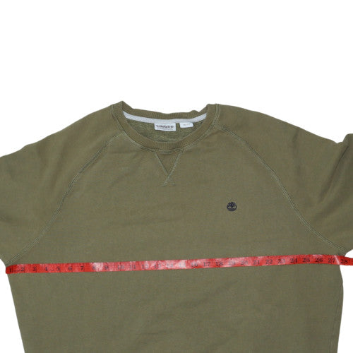 Timberland Men's Green 3XL Pullover Crew Neck Sweatshirt