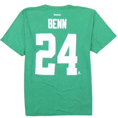 Reebok Men's Green NHL Dallas Stars #24 Benn Graphic T-Shirt XL