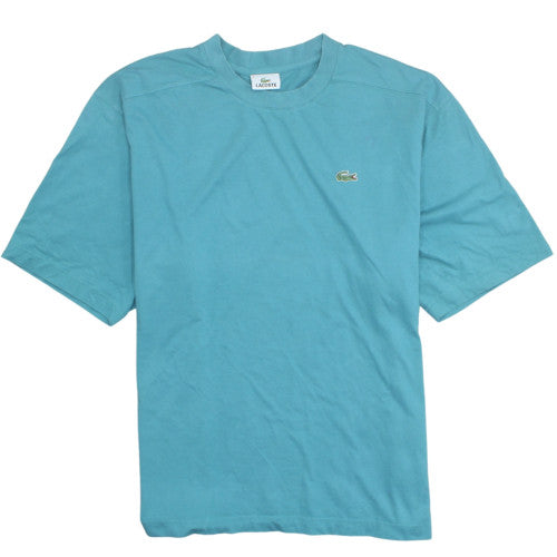Lacoste Men's Blue Cotton Crew Neck Short Sleeve T-Shirt XL
