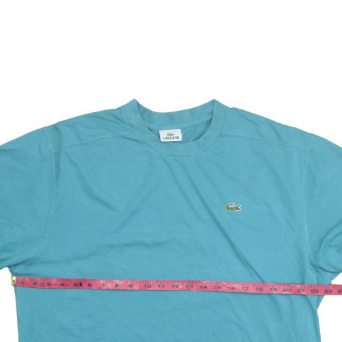 Lacoste Men's Blue Cotton Crew Neck Short Sleeve T-Shirt XL