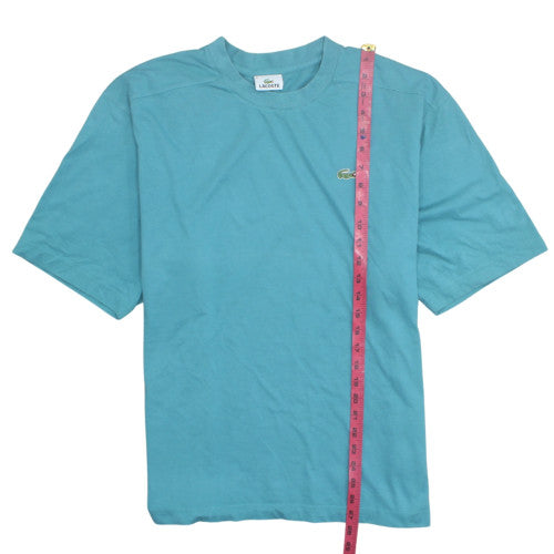 Lacoste Men's Blue Cotton Crew Neck Short Sleeve T-Shirt XL