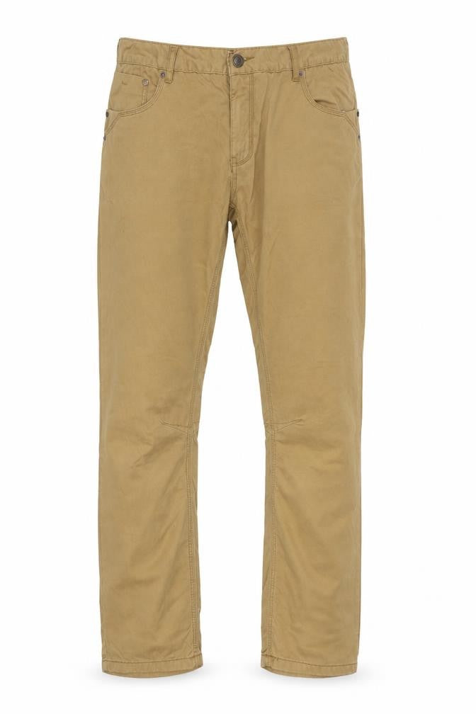 Dunnes Mens Beige Cotton Chino Trousers W34 L34 Classic Fit