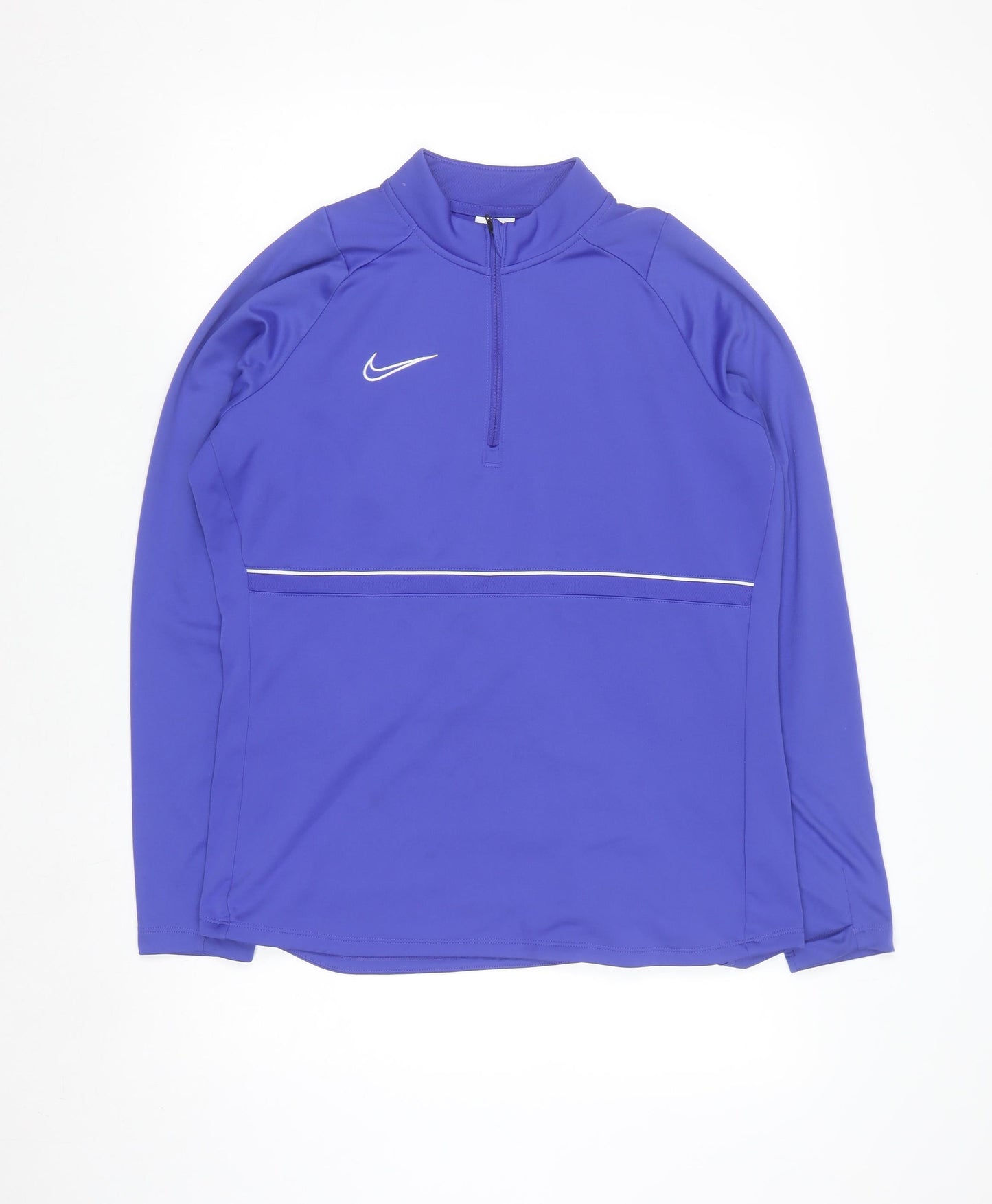Nike Women’s Purple Dri-Fit 1/4 Zip Long Sleeve Sweatshirt L