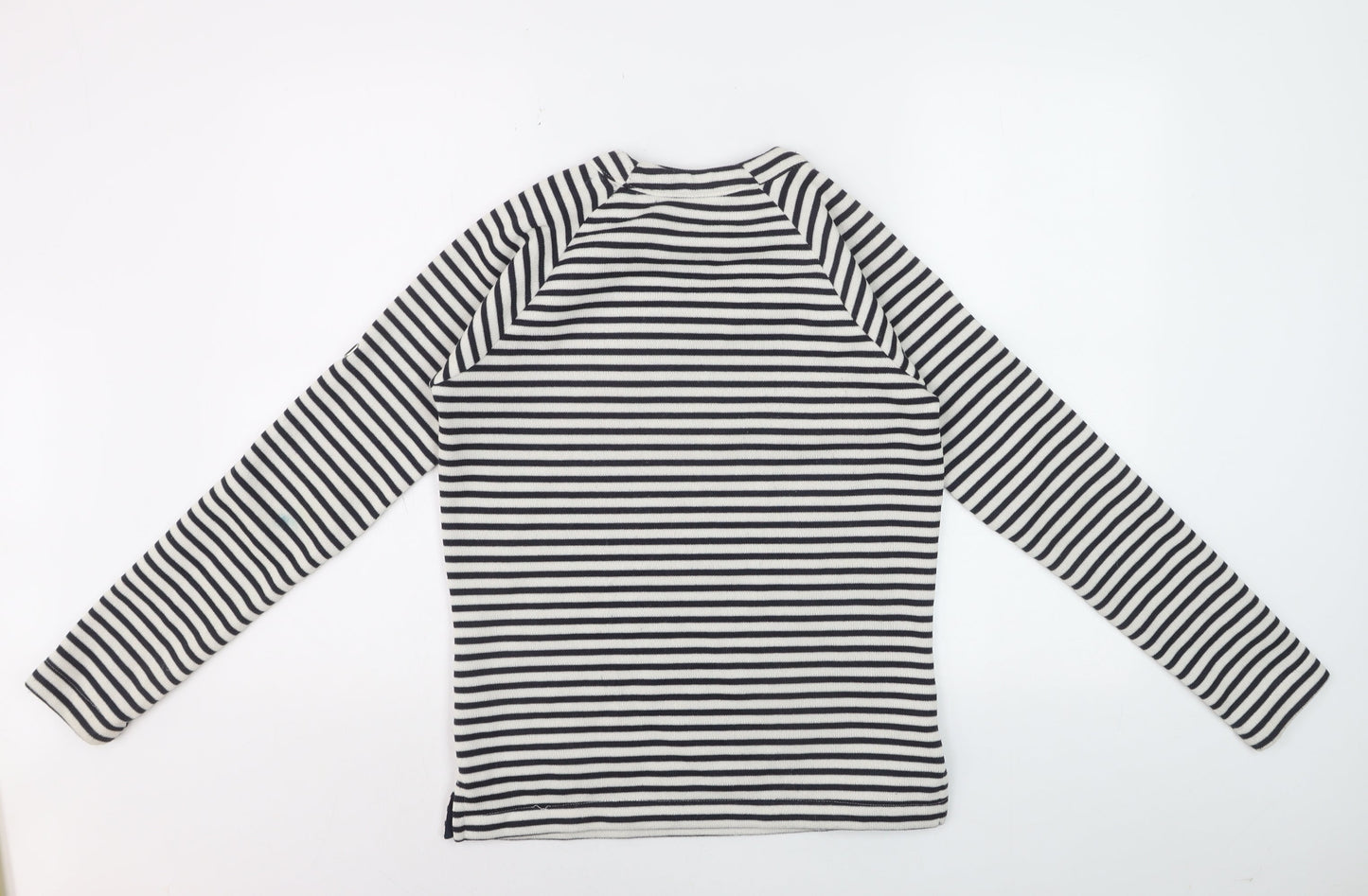Craghoppers Women's Navy Stripe Long Sleeve Polyester Jumper UK 8