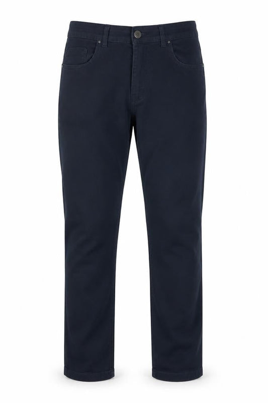V12 Denim Men's Navy Blue Straight Leg Trousers Size 46