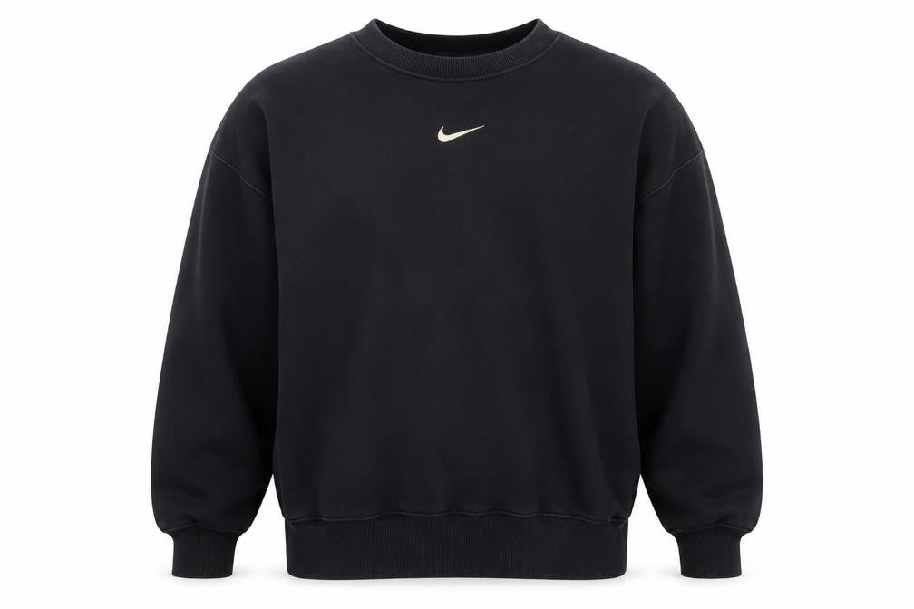 Nike Men Black Crew Neck Pullover Sweatshirt Size L