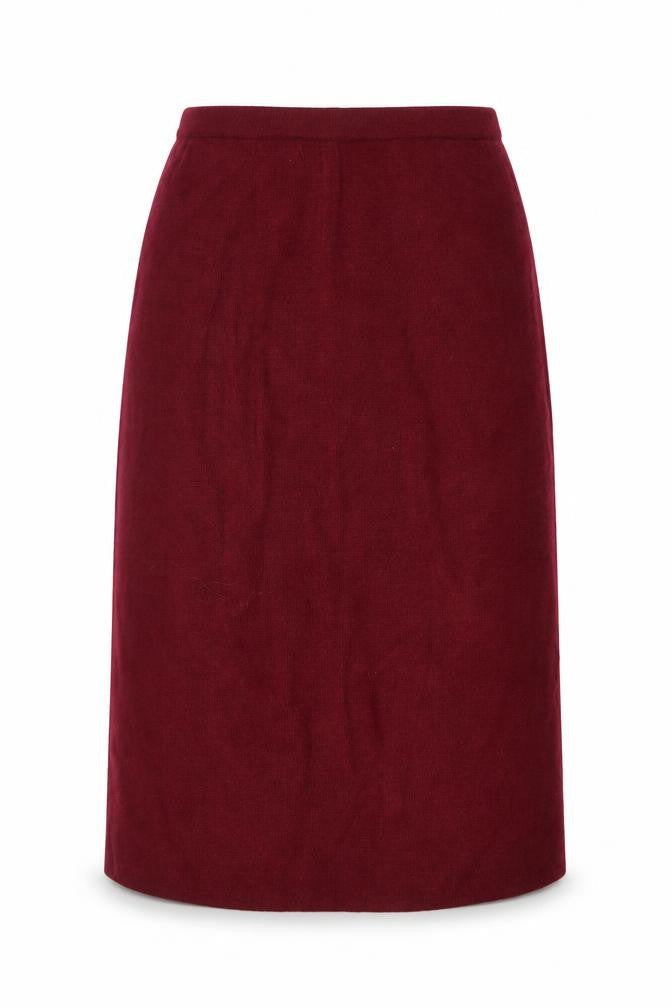 TIGI Women’s Red Knit Midi Pencil Skirt Size M