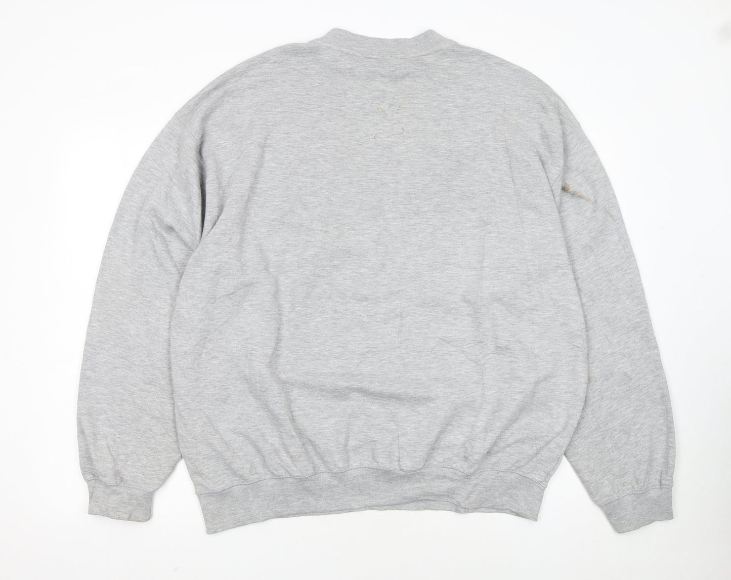 Reebok Men's Grey XL Pullover Crew Neck Sweatshirt