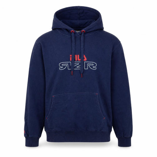FILA Men's Blue Pullover Hoodie Size S Graphic Sports Fleece