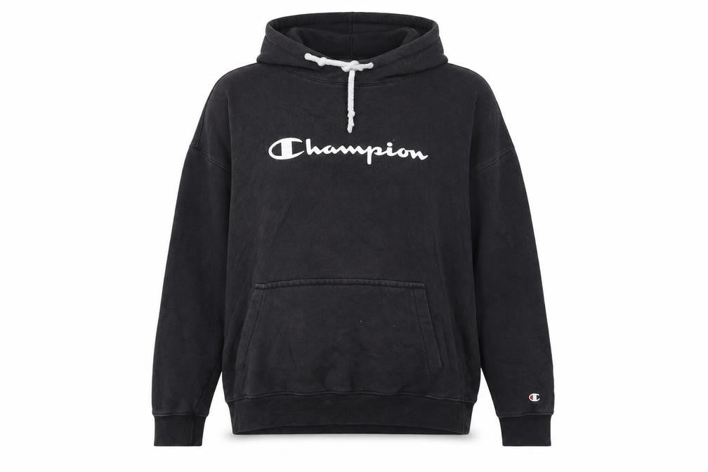 Champion Women’s Black Large Pullover Hoodie with Logo Front