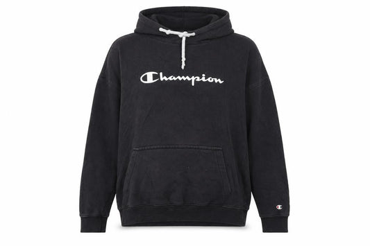 Champion Women’s Black Large Pullover Hoodie with Logo Front