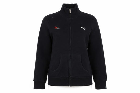 Puma Womens Black Size 14 Track Jacket Full Zip Sportswear