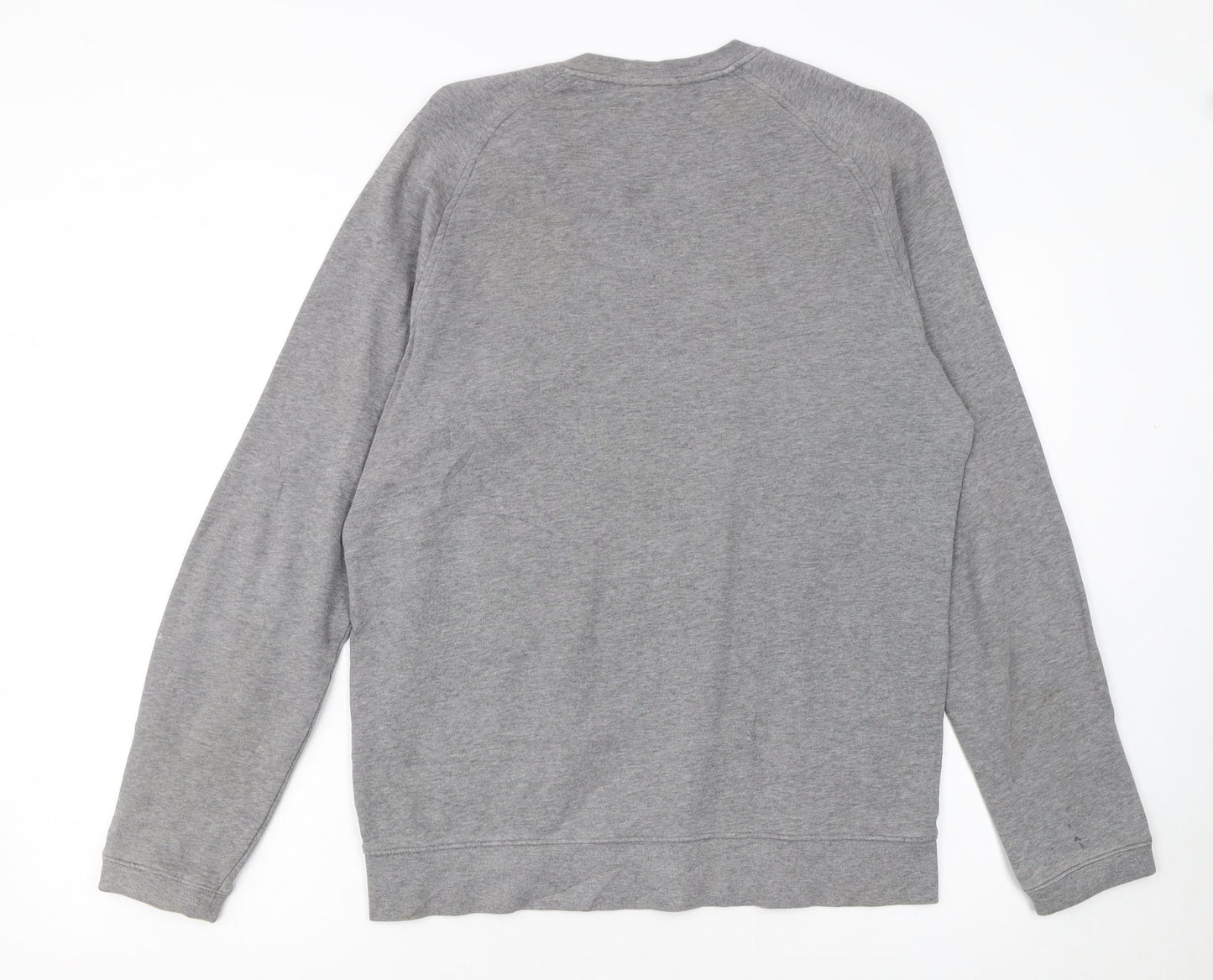 Reebok Men's Grey Pullover Sweatshirt Crew Neck M Sports Fleece