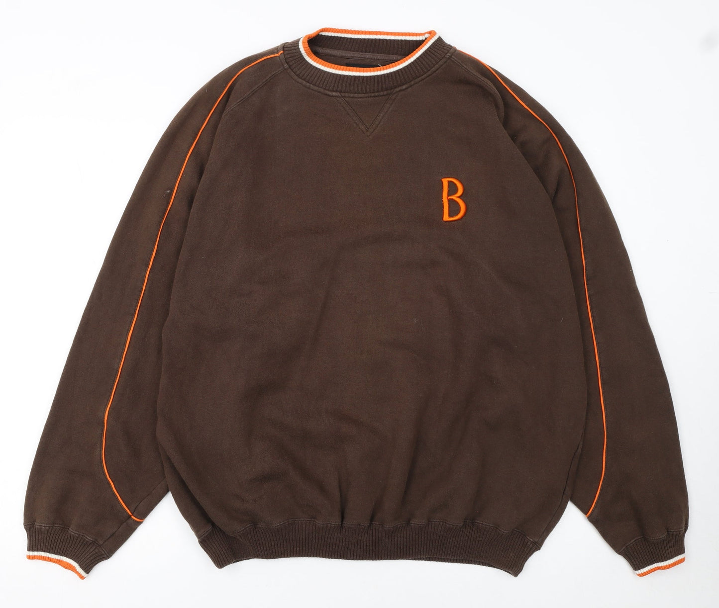 Puma Mens Brown XL Crew Neck Sports Sweatshirt NFL Pullover