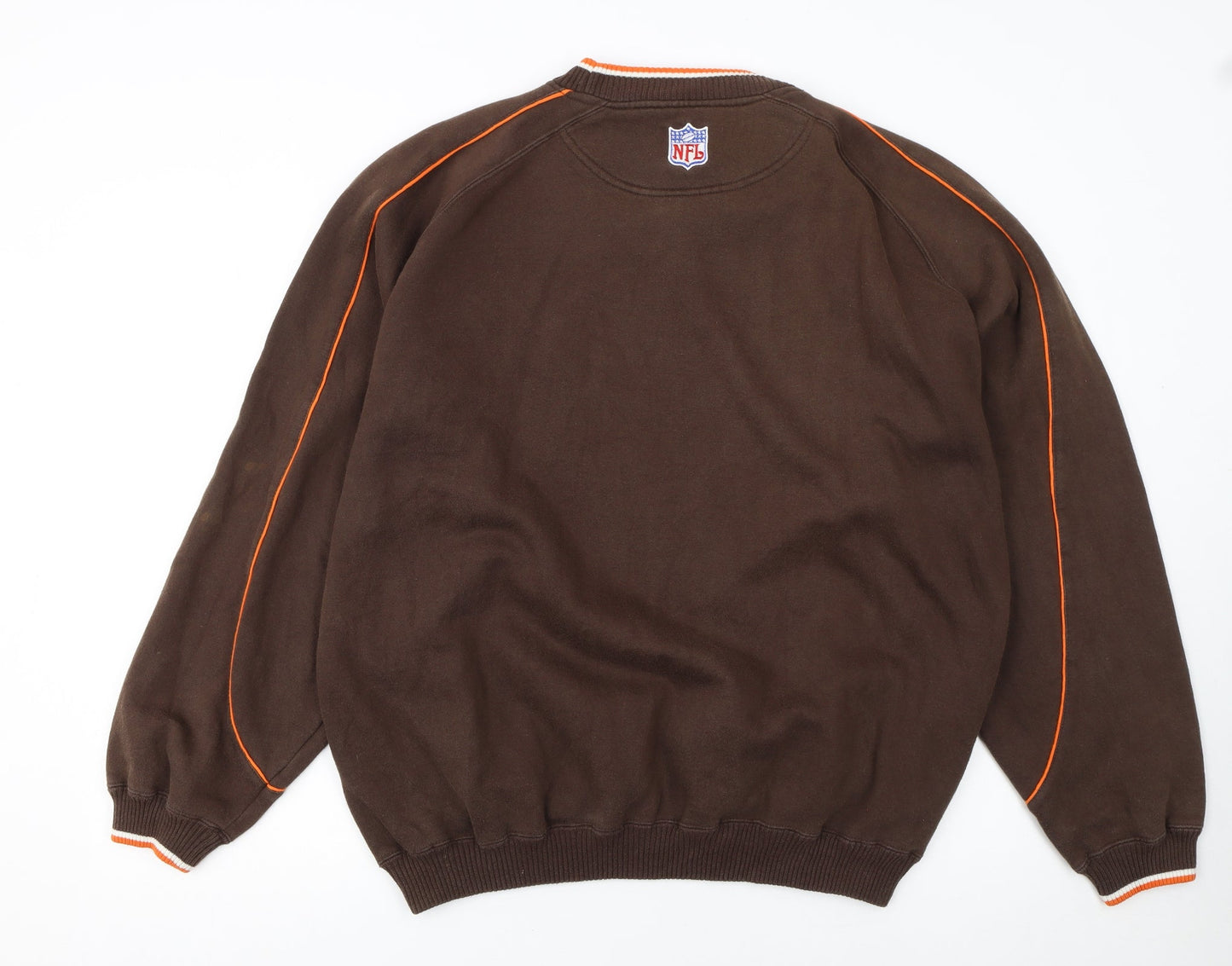 Puma Mens Brown XL Crew Neck Sports Sweatshirt NFL Pullover