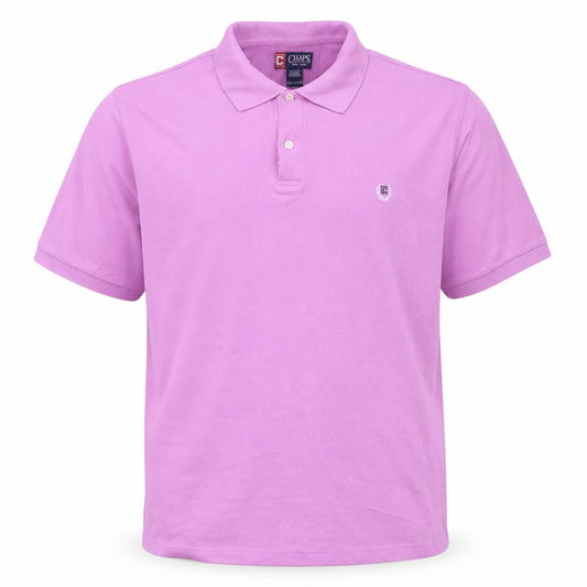 Chaps Men's Pink XXL Classic Fit Cotton Polo Shirt