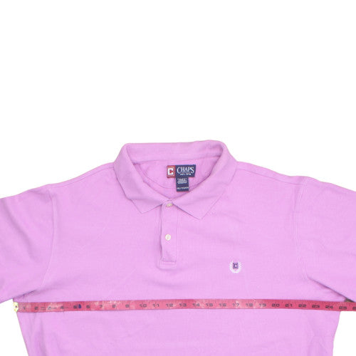Chaps Men's Pink XXL Classic Fit Cotton Polo Shirt