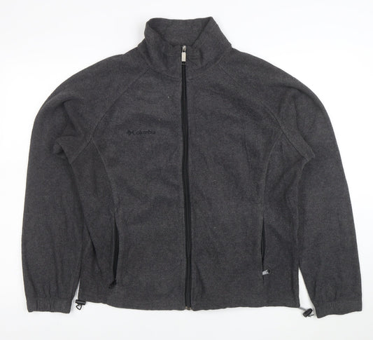 Columbia Women's Grey XL Fleece Full Zip Outdoor Jacket