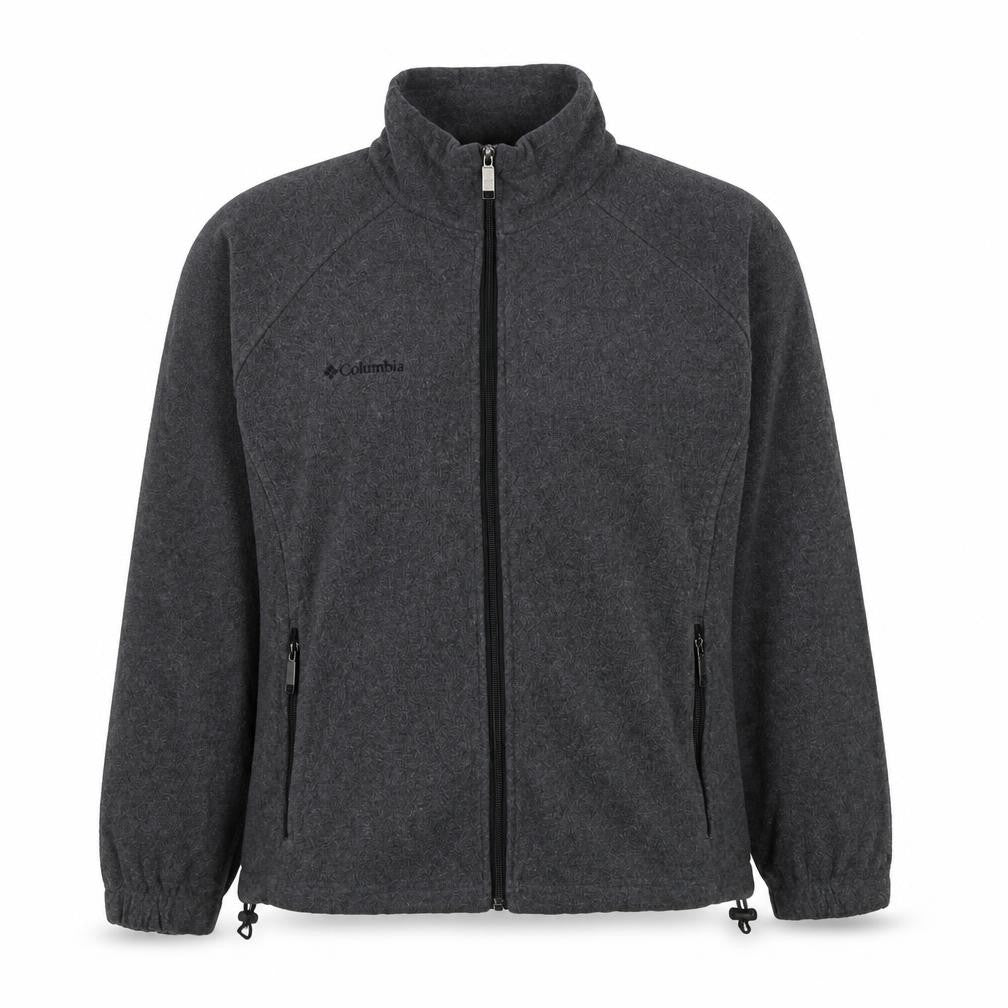 Columbia Women's Grey XL Fleece Full Zip Outdoor Jacket
