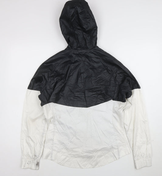 Nike Men's Black Windrunner Hooded Windbreaker Jacket Size S