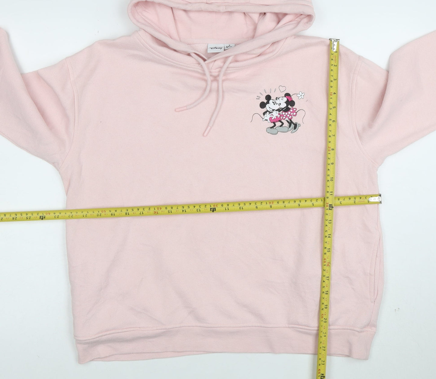 Disney Women’s Pink Minnie Mouse Pullover Hoodie Size M