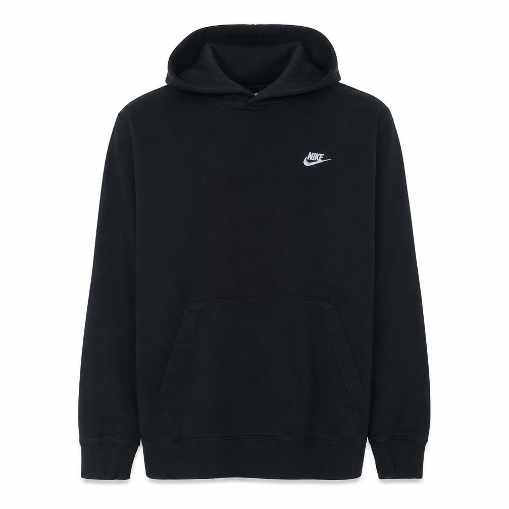 Nike Men Black Pullover Hoodie Regular Fit Fleece Sportswear M