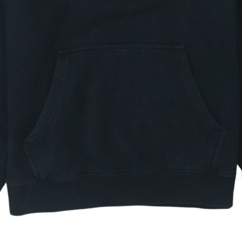 Champion Men's Black Pullover Hoodie Large Logo Fleece Sweatshirt