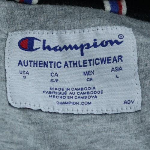Champion Men's Black Small Pullover Logo Fleece Sweatshirt