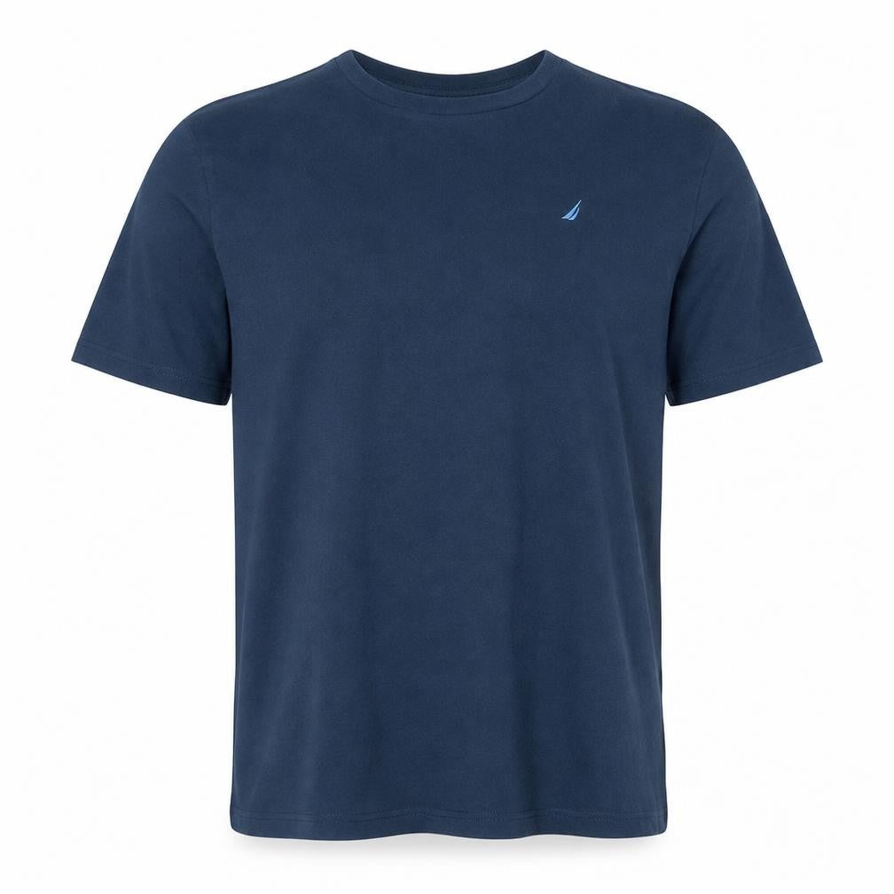 Nautica Men's Blue 2XL Crew Neck Cotton Nautical T-Shirt