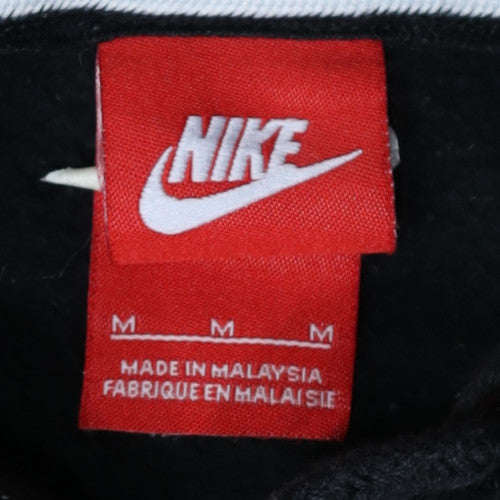 Nike Men's Black Pullover Hoodie M Regular Fit Sports Style