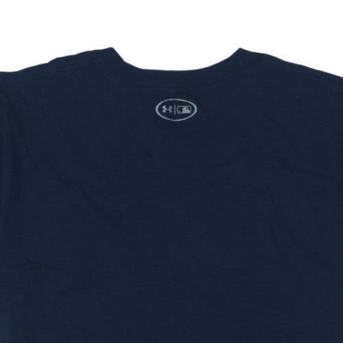 Under Armour Men's Navy Baseball Graphic XL HeatGear T-Shirt