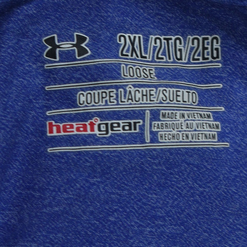 Under Armour Men's Blue 2XL HeatGear Sports T-Shirt