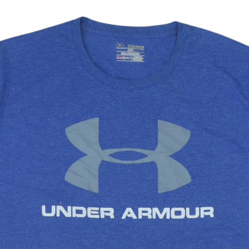 Under Armour Men's Blue 2XL HeatGear Sports T-Shirt