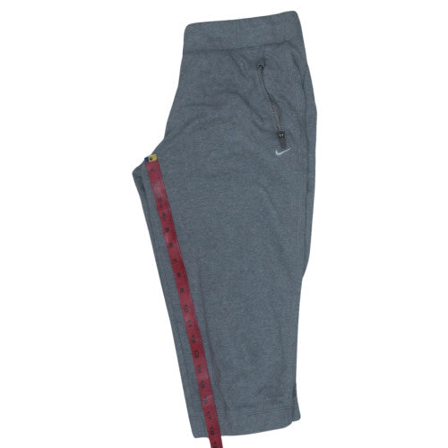 Nike Womens Grey Capri Sweatpants Size M Drawstring Pockets