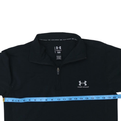 Under Armour Men's Black M 1/4 Zip Long Sleeve Performance Top