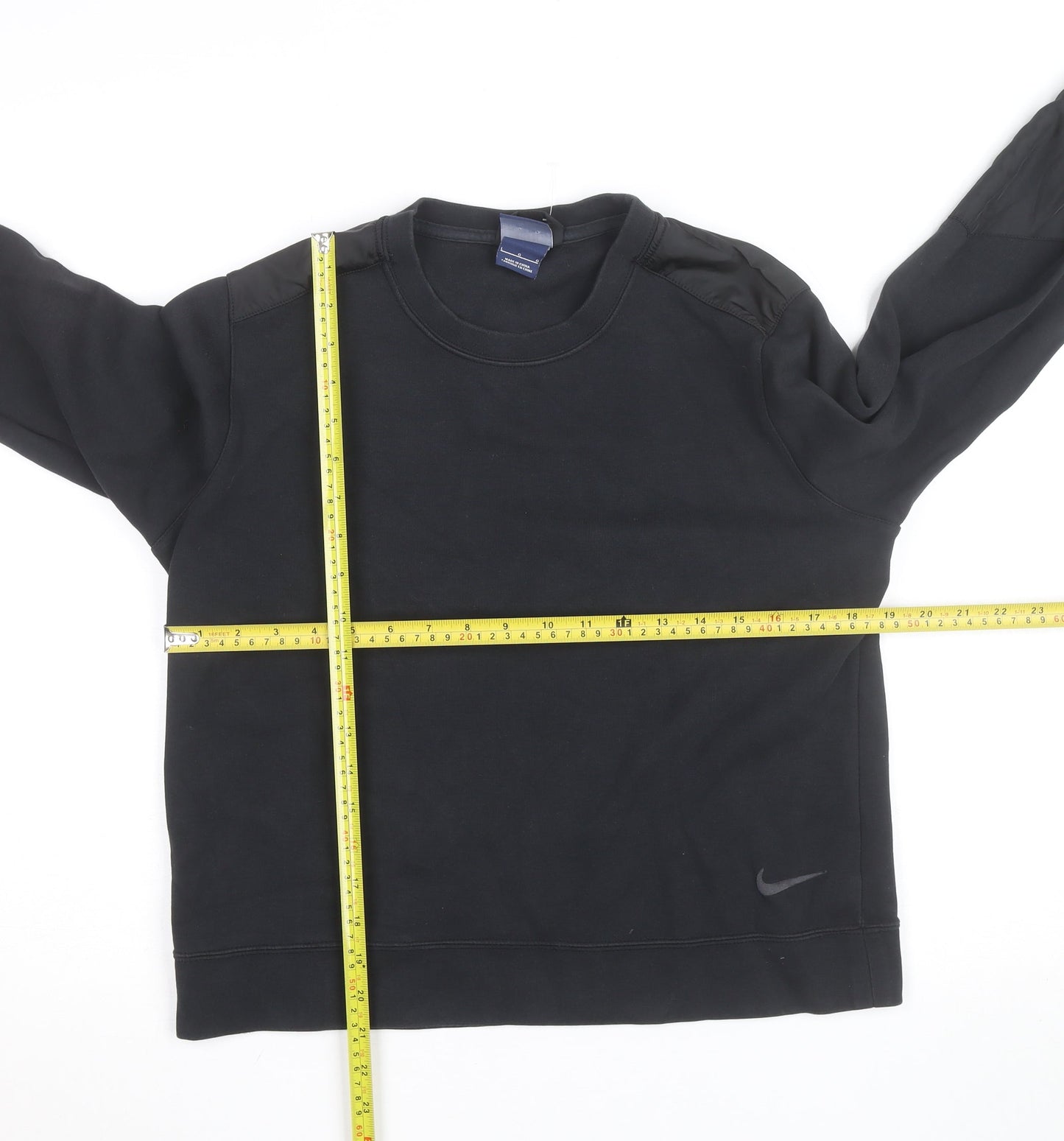 Nike Men's Black Crew Neck Pullover Sweatshirt Size L