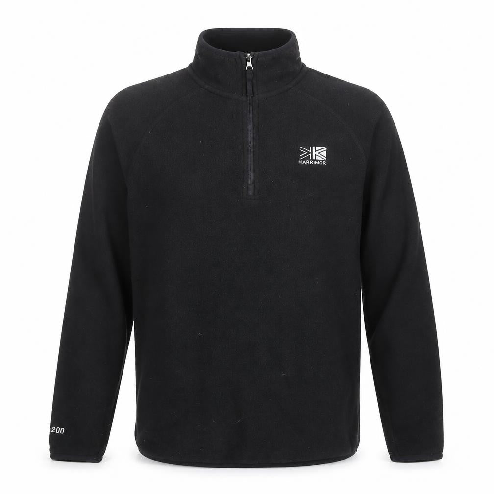 Karrimor Men's Black XS Fleece 1/2 Zip Activewear Jacket