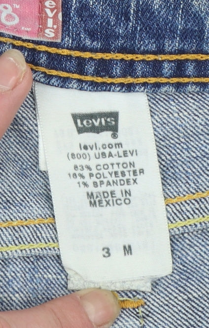 Levi's Women Blue 518 Superlow Bootcut Denim Jeans M Slim Fit