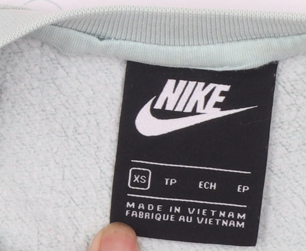Nike Men's Green XS Crew Neck Pullover Sweatshirt