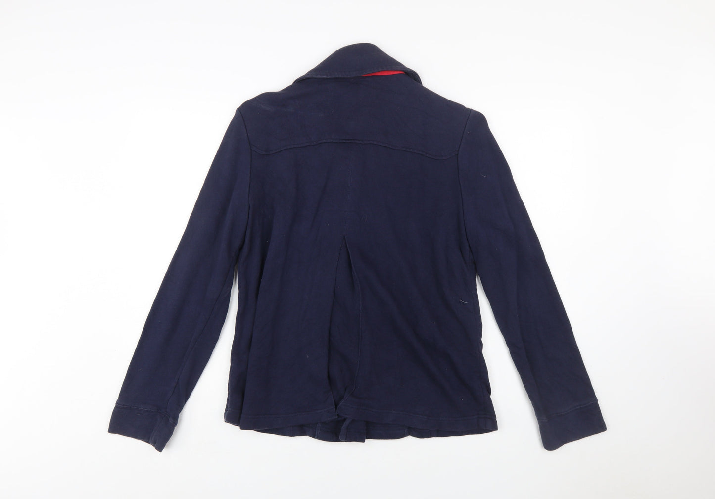 Tommy Hilfiger Women's Navy Blue Cotton Pea Coat Jacket Size L