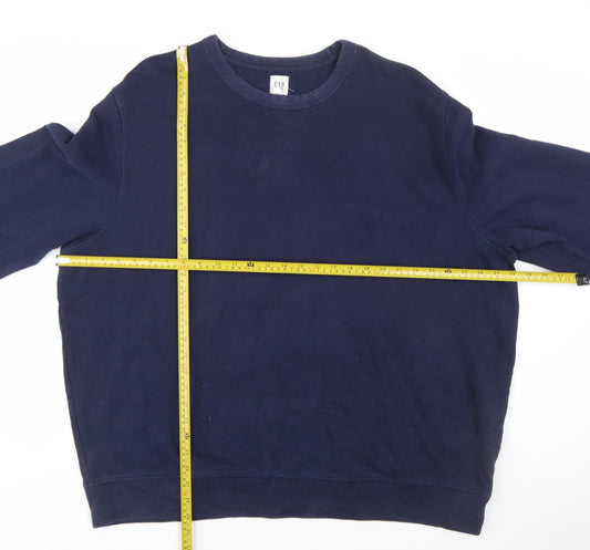 GAP Men's Blue 2XL Pullover Crew Neck Sweatshirt