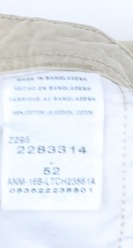 Lee Dungarees Men's Beige Cargo Shorts Size 52 Cotton Canvas