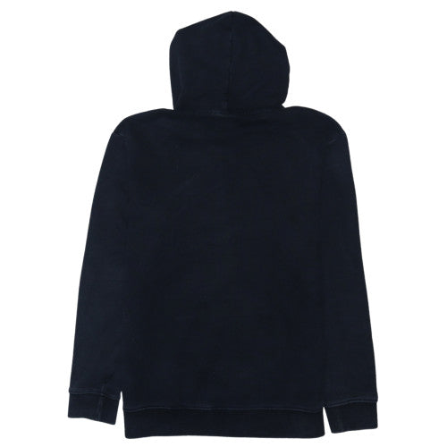 Le Coq Sportif Men's Black Pullover Hoodie L Logo Graphic Fleece