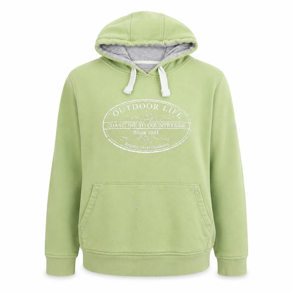 Regatta Great Outdoors Women's Green Pullover Hoodie UK 12