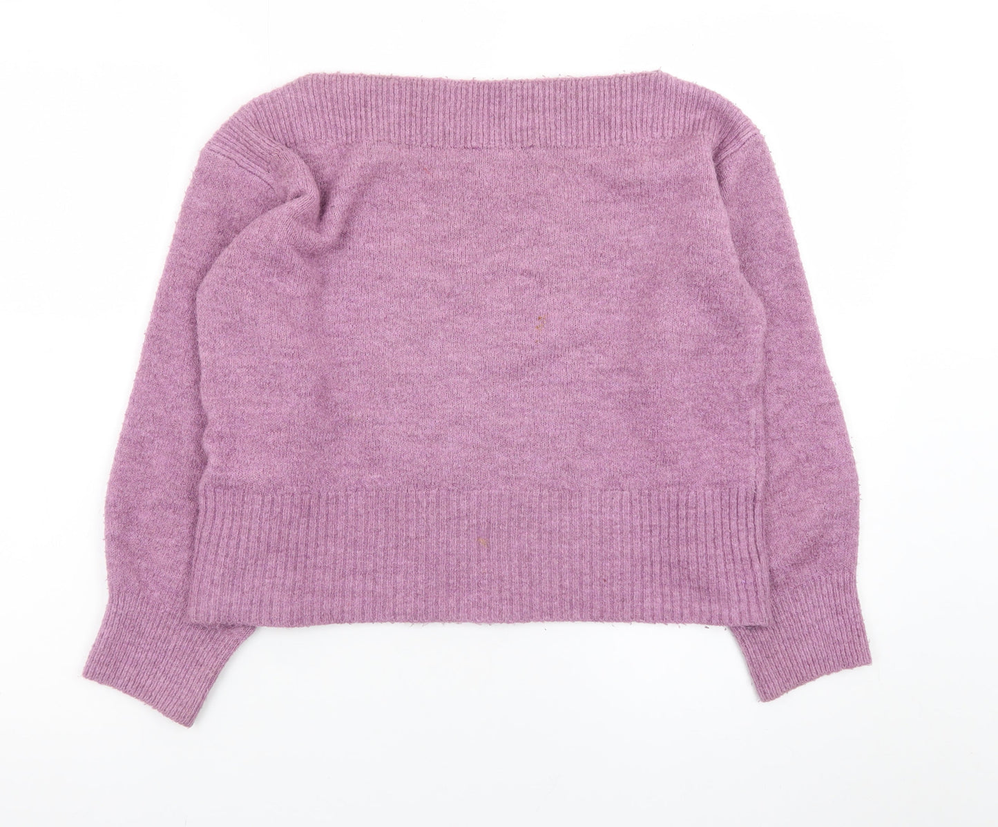 Marks and Spencer Women's Purple Knit Pullover Jumper Size S