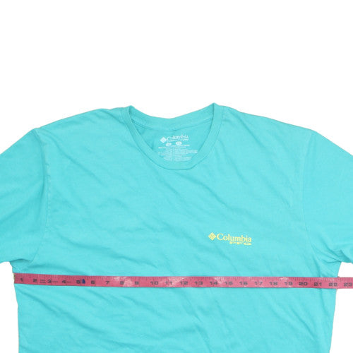 Columbia Men's XL Blue Graphic PFG Cotton T-Shirt