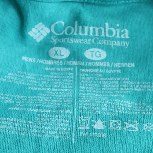 Columbia Men's XL Blue Graphic PFG Cotton T-Shirt