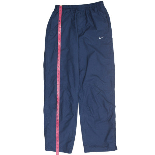 Nike Men's Blue Track Pants Size L Elastic Waist Quick Dry Trousers