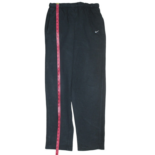 Nike Men Black L Fleece Sweatpants Elastic Waist Joggers