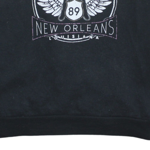 Anko Women's Black Rock N Roll Pullover Sweatshirt Size 12
